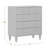 Aurey 5 Drawer Kids Dresser With Engineered Wood Frame And Tapered Wooden Legs-1375749545