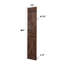 Porte de grange double pliante en bois massif de style K avec ensemble de quincaillerie - Assemblage requis-101127212-101127215