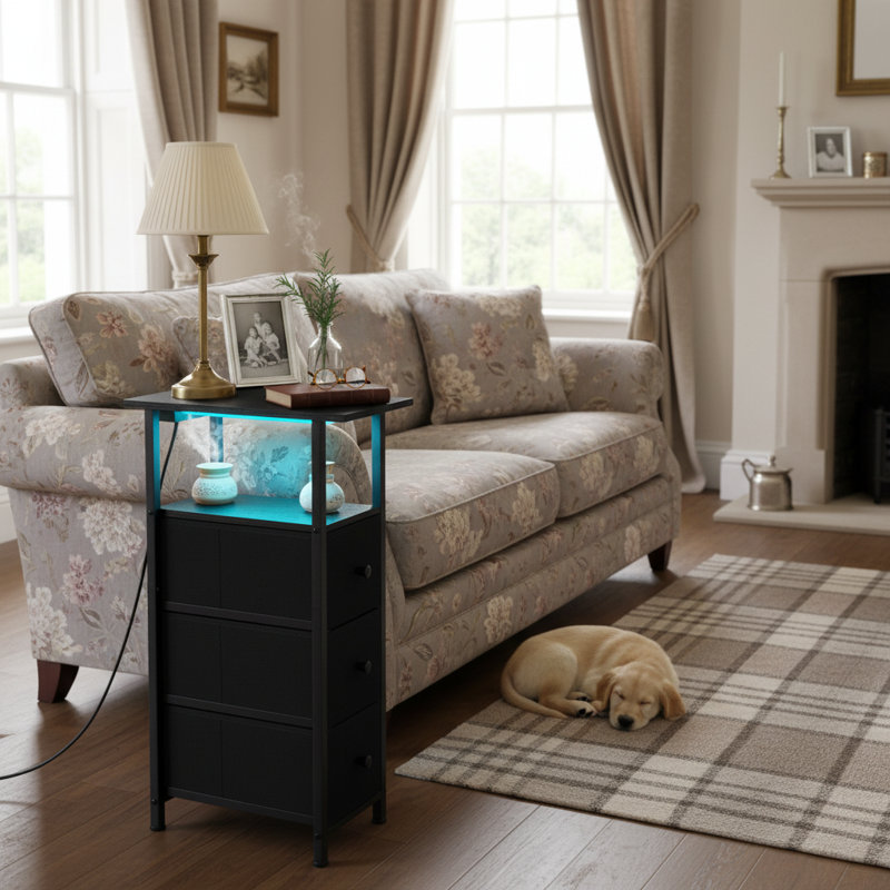 End Table, Black