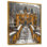 Orange orange, château d'hiver en France - Châteaux, art mural
