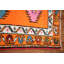 Tapis de couloir turc orange en soie orange Anatolian 3 x 14