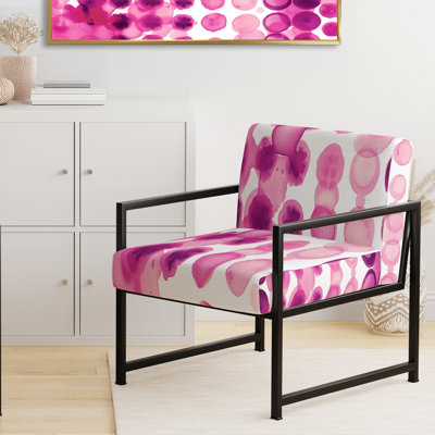 Chaise d'appoint rembourrée Huppert Watercolor