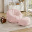 Fauteuil à billes et méridienne avec repose-pieds 3 en 1 46 po Elaine -336703015