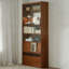 Brun massif + bois manufacturé + vitrines