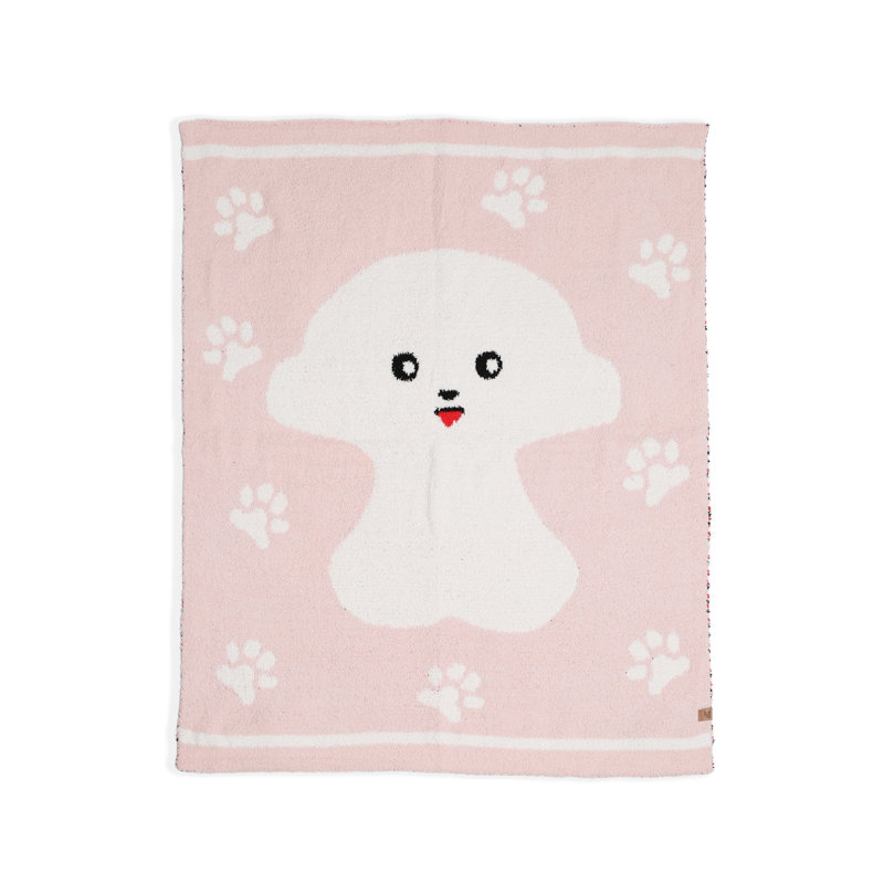 Jeté de luxe pour enfant à motif animal - PUPPY