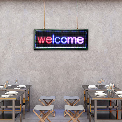 40"x15" 3 Color Advertising Message Display LED Light Sign Board