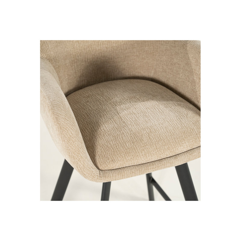 Bliss  Bar Stools (2), Taupe