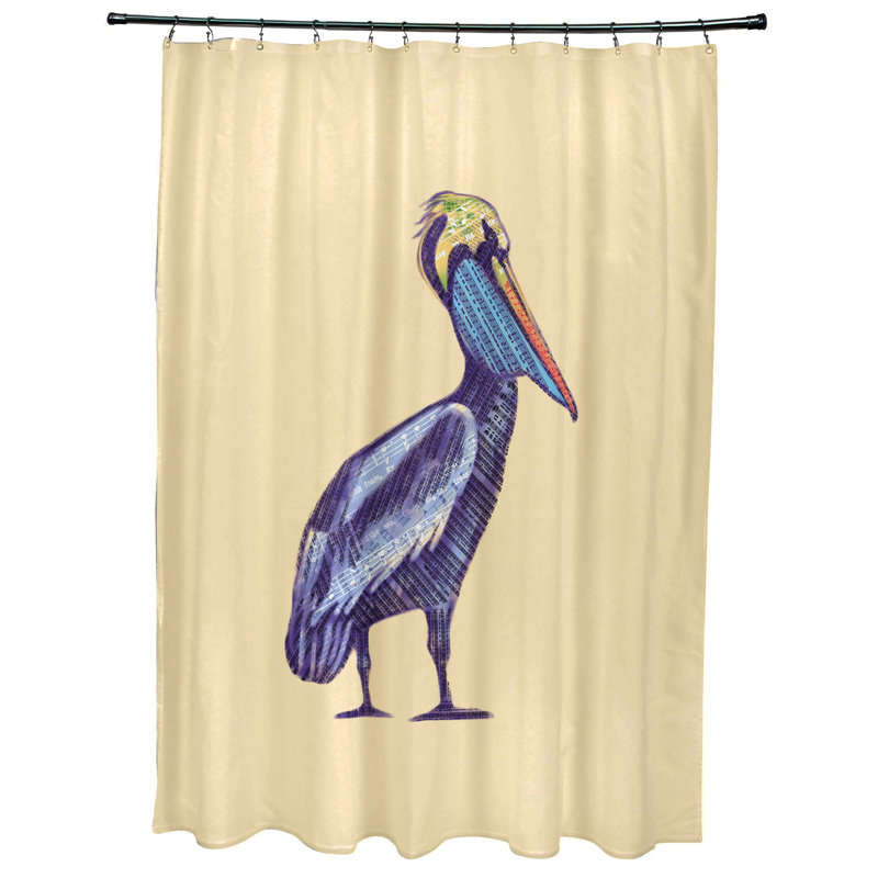 Rideau de douche simple Cavendish, Jaune
