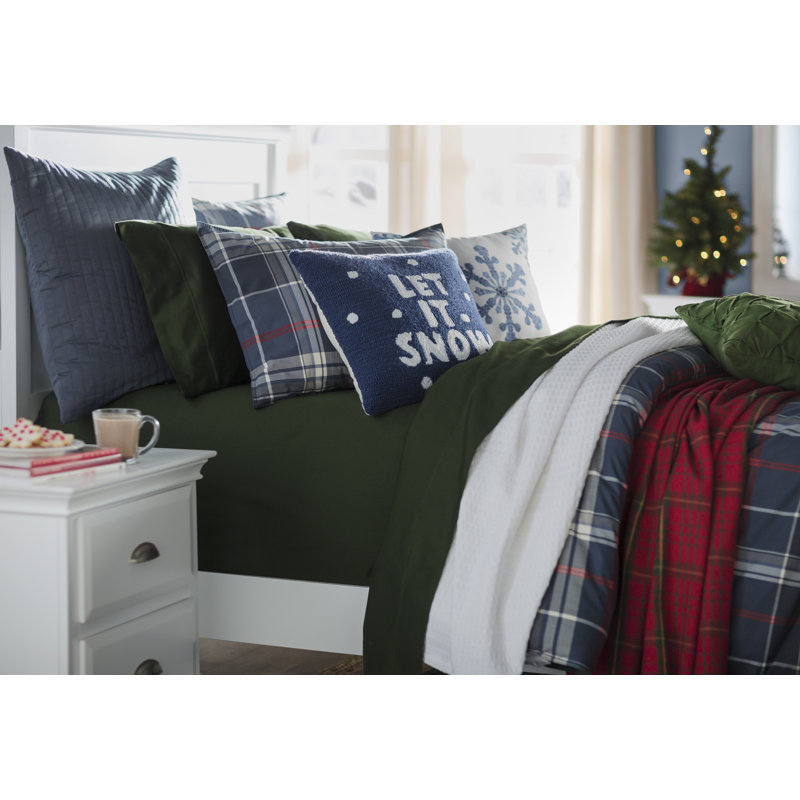 Vail Geometric Reversible Throw Pillow, 16" H x 16" W, Ivory / Cream