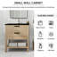 Ensemble de meuble-lavabo simple 30 po Rasharn-454458820-454458821