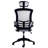 Techni Mobili Modern High-Back Mesh Executive Office Chair With Headrest And Flip-Up Arms