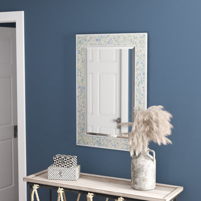 Javione Wood Flat Wall Mirror