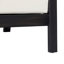 Canapés de patio confortables, ensemble moderne de 2 pièces en bois d'acacia pour la maison de patio