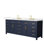 Beckett 84" Freestanding Double Bathroom Vanity with Quartz Top