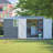 8X12 Ft Storage Shed Outdoor, XL Heavy-Duty Steel Building With Window – Features Hinged Gray Doors & 4 Air Vents For Backyard, Garden, Patio (Gray)-126835519