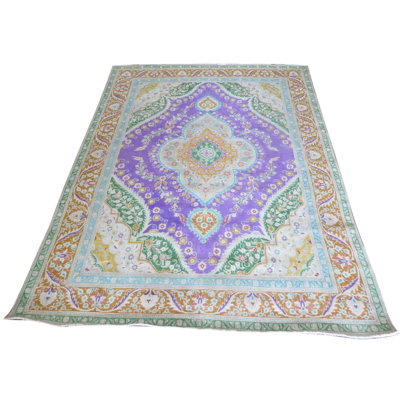 Samuelsson One-of-a-Kind 9'6" X 13' Wool Area Rug in Purple