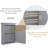 Jedinko 22'' W 27'' H Surface Framed Medicine Cabinet Mirror 1 Adjustable Shelf-479656596