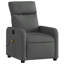  Fauteuil de massage inclinable gris foncé