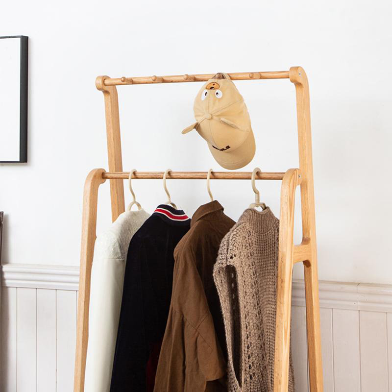 Rangement de tiroir pour portemanteau en chêne importé