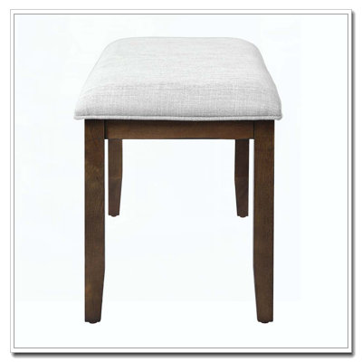 Banc rembourré pour chambre à coucher