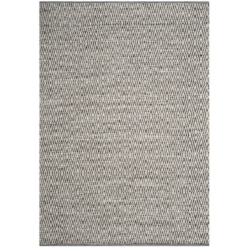 Ivy Hill Hand Woven Cotton Geometric Rug, Rectangle 8' x 10'