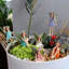Figurines de jardin féeriques pour 6 plantes d'intérieur et de jardin