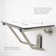White Shower Bench Seat