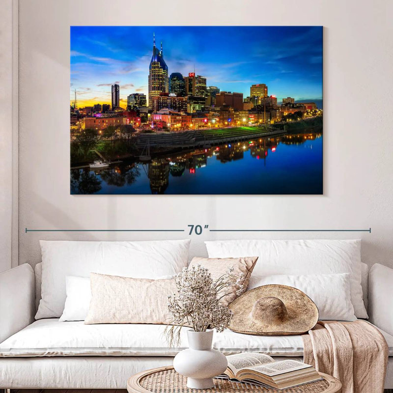 Paysage urbain Sirci Nashville, H 34 po x l 51 po