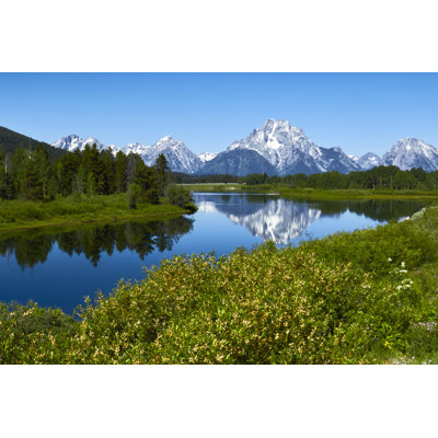 Grand Tetons by Nancy C. Ross - Wrapped Canvas Print