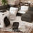 137.8" W U-Shaped Modular Sectional -574073011