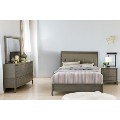 Ensemble de chambre à coucher tapissier Alessia
