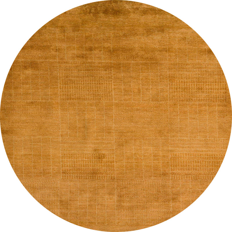 Tapis abstrait moderne 5477, Rond 7 pi