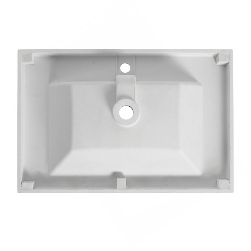 Lavabo de salle de bain 30 po en résine