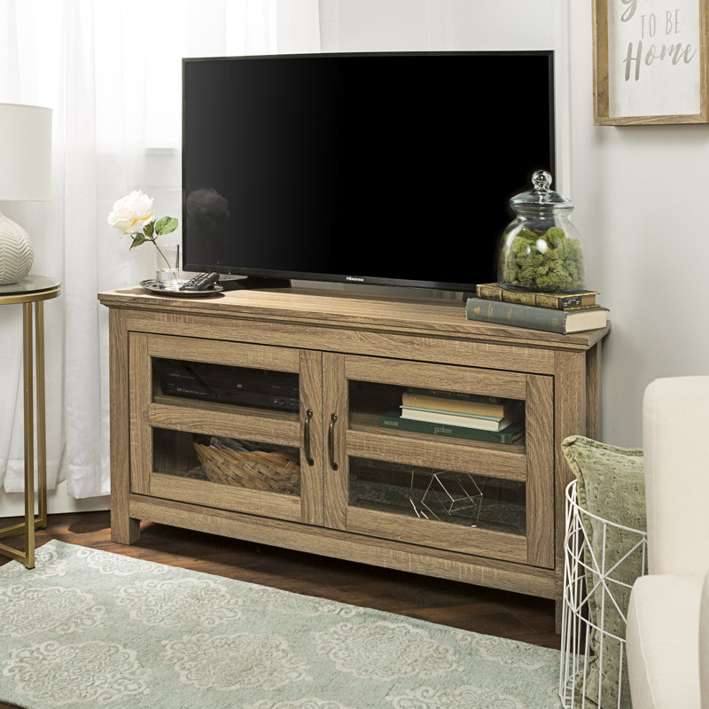 Lompoc 44" Corner TV Stand for TVs up to 50", Driftwood