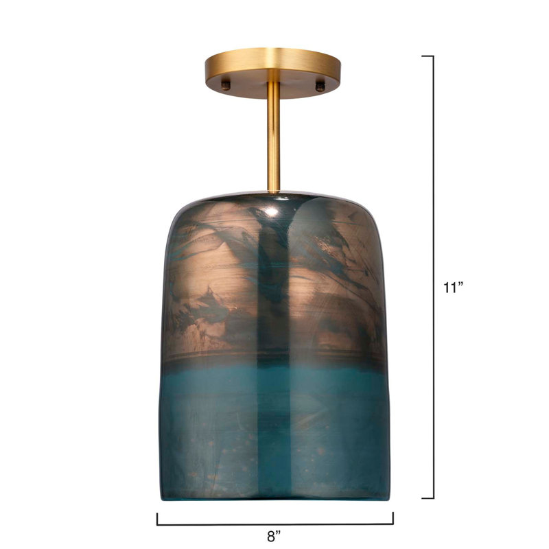 Vapor 1 - Light Semi Flush Mount