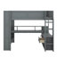  Lit mezzanine avec bureau Gaming-1812817782
