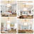 19" Modern Caged Ceiling Fan With Light Kit And Remote Control, 7-Blade Drum Fandelier Ceiling Fan For Bedroom-1463010532