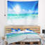 Photographie belle tapisserie blue beach Seascape-28483041