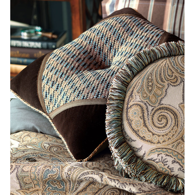 Powell Houndstooth Down Throw Pillow