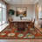 Floral Machine Washable Rug with Non Slip TPR Backing, Non Shedding Soft Low Pile Rug for Living Room Bedroom Nursery-1694794074