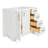 Sawyer 36'' Solid Wood Single Bathroom Vanity Base Only, Left Offset Base Cabinet without Top-51247906
