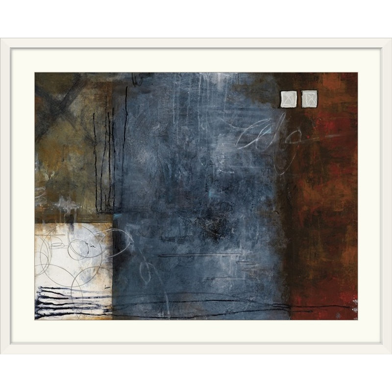 « flo » par l’impression Julie Havel, Cadre blanc, H 20 po x l 24 po x P 1 po