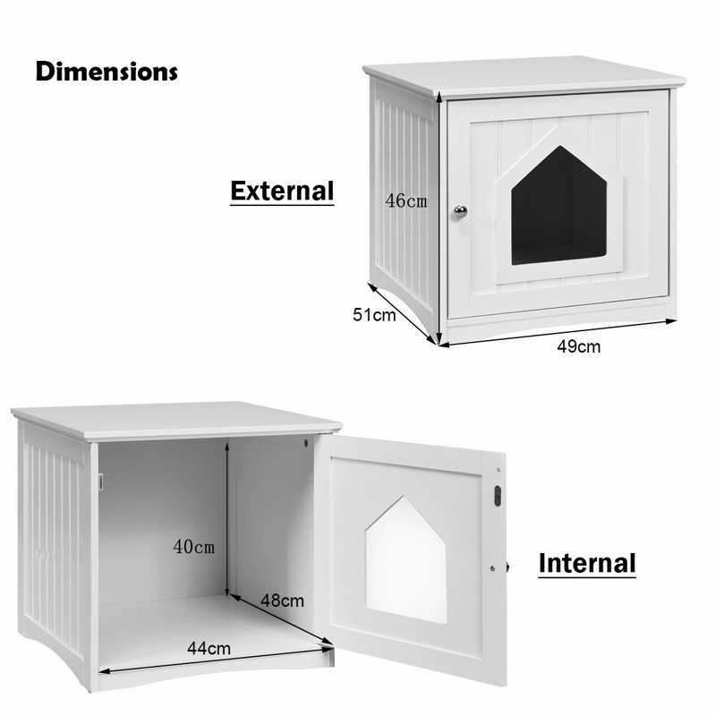 Crumbley Enclosed Litter Box Enclosure