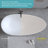 " matte white freestanding bathtub | solid surface resin stone | soaking tub with overflow & pop-up drain | modern