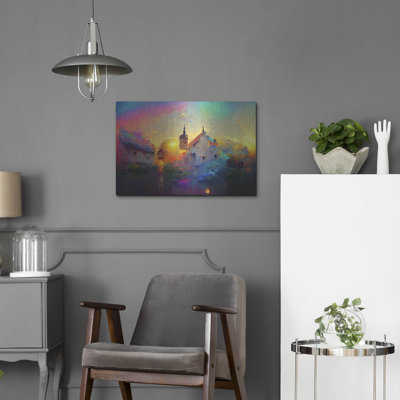 «August médiatif 2» par Ray Heere, August Grove®, art mural en métal, 36 po x 24 po