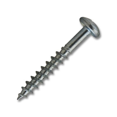 # 8 x 1-1 / 4 po. Filetage à tête cylindrique large en zinc Philips