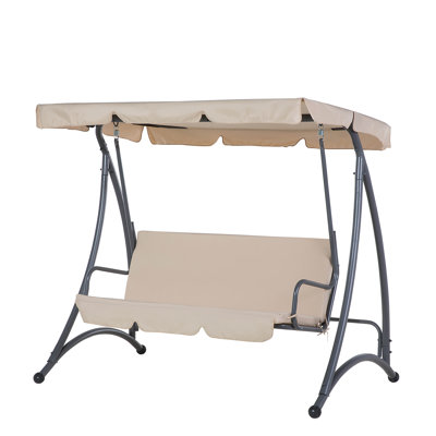 3 Person Porch Swing with Canopy