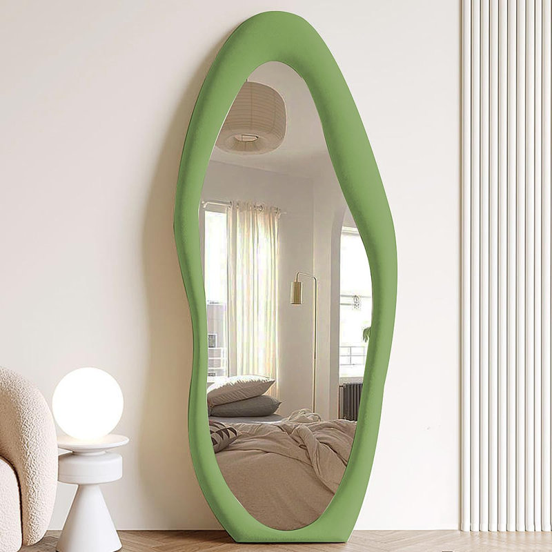 Miroir en tissu, Vert