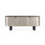 Gustav 82'' W Glass Console Table