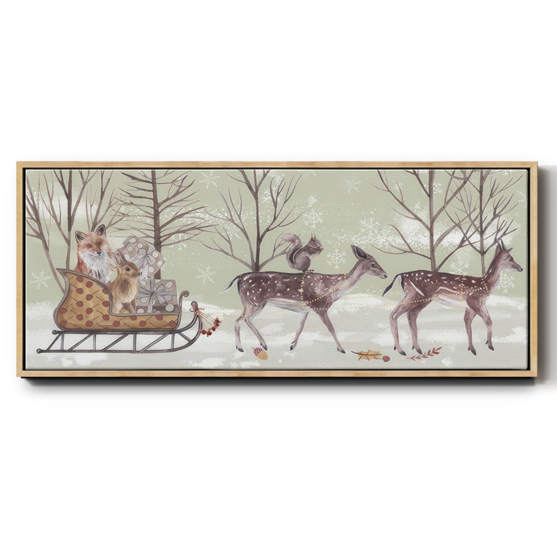 Collection Christmas Time - toile encadrée, H 24 po x l 60 po